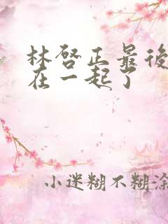 林启正最后和谁在一起了