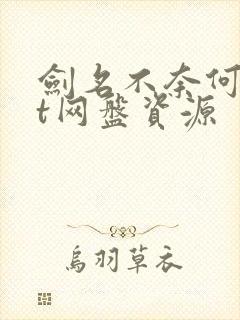 剑名不奈何txt网盘资源