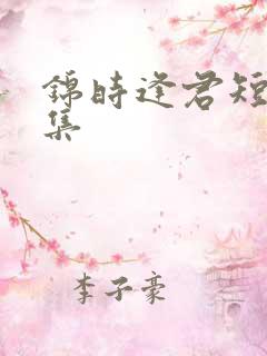 锦时逢君短剧合集