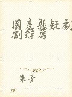 国产悬疑剧电视剧推荐