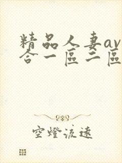 精品人妻av综合一区二区