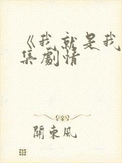 《我就是我》分集剧情