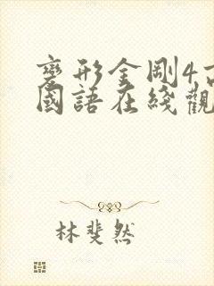 变形金刚4高清国语在线观看