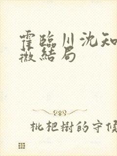 霍临川沈知微雪薇结局