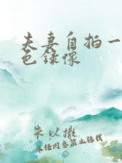 夫妻自拍一级黄色录像