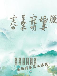 完美宠婚腹黑老公呆萌妻