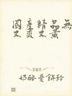 国产精品无遮挡又爽又黄