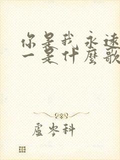 你是我永远的唯一是什么歌的歌词