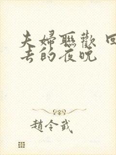 夫妇联欢 回不去的夜晚