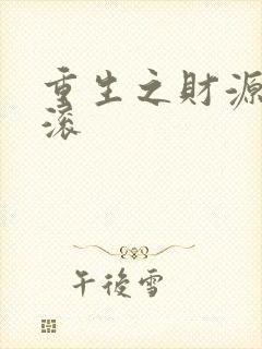 重生之财源滚滚滚