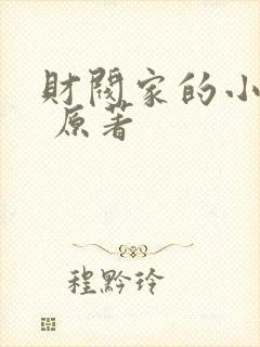 财阀家的小儿子 原著