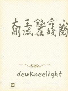 大王饶命小说无删减在线阅读