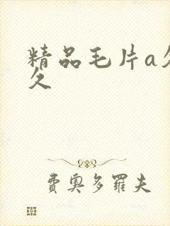 精品毛片a久久久