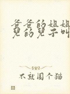 爸爸的姐姐的女儿的儿子叫什么