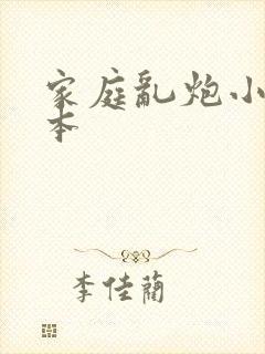 家庭乱炮小说全本