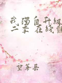 我独自升级 第二季 在线观看