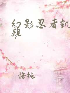 幻影忍者凯的父亲