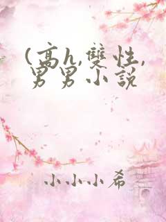 (高h,双性,男男小说
