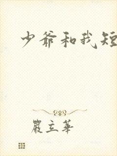 少爷和我短剧