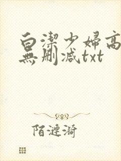 白洁少妇高校长无删减txt