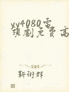 yy4080电视剧免费高清观看