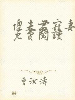 傻夫君宠妻无度免费阅读