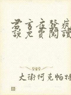 君玄夜发疯的小说免费阅读