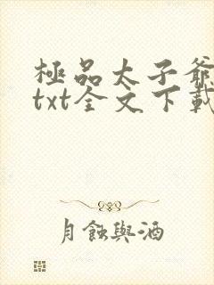 极品太子爷李辰txt全文下载