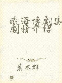 藏海传剧集分集剧情介绍