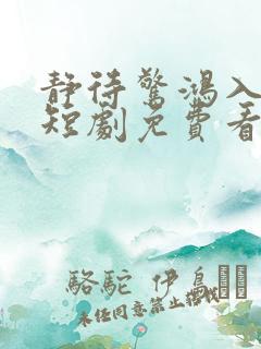 静待惊鸿入翁慌短剧免费看