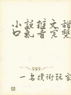 小说推文甜文一口气看完双男主