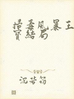 扫毒风暴王林三宝结局