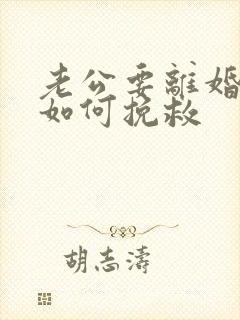 老公要离婚丈夫如何挽救