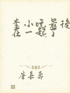 李小晚最后和谁在一起了