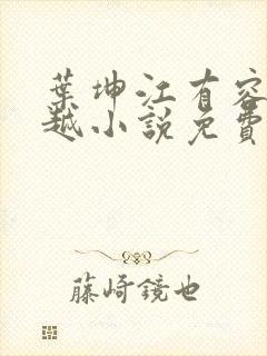 叶坤江有容的穿越小说免费阅读全文