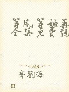 等风等她再回头全集免费观看