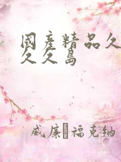 国产精品久久久久久岛