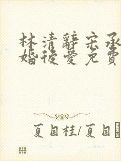 林清辞宋承毅先婚后爱免费阅读