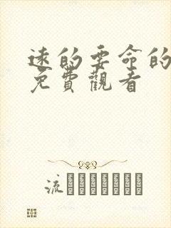 远的要命的爱情免费观看