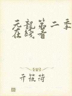 元龙第二季高清在线看