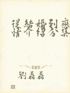 从结婚到恋爱剧情介绍分集