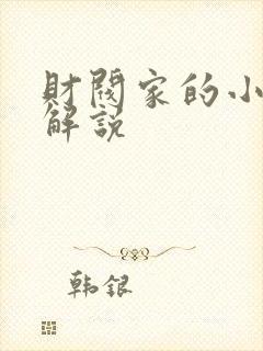 财阀家的小儿子解说