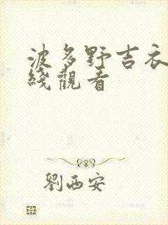 波多野吉衣的在线观看