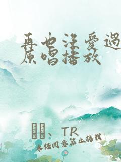 再也没爱过歌曲原唱播放