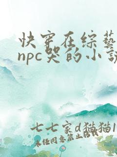 快穿在综艺上被npc哭的小说免费阅读