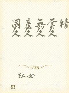 国产无套精品久久久久久