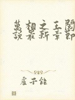 万相之王阅读小说最新章节