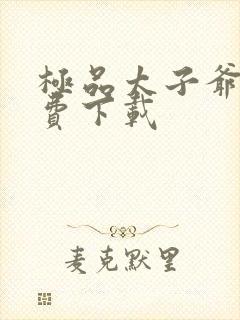 极品太子爷 免费下载