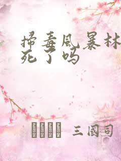 扫毒风暴林强峰死了吗