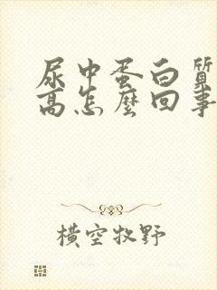 尿中蛋白质含量高怎么回事